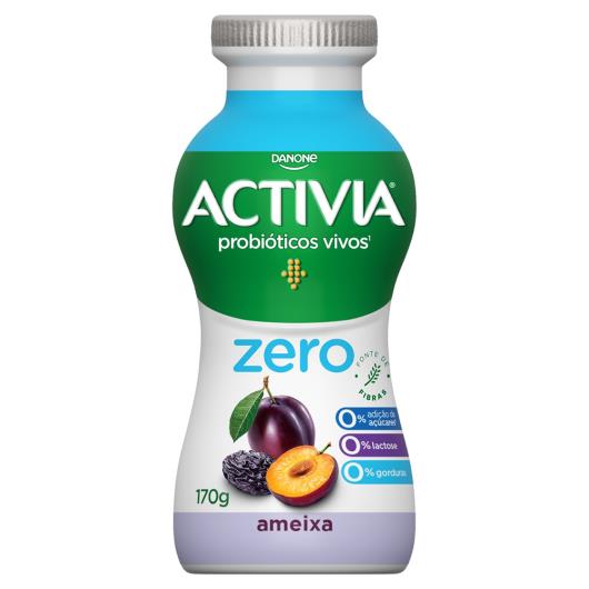 Leite Fermentado Ameixa Zero Lactose Activia Zero Frasco 170g - Imagem em destaque