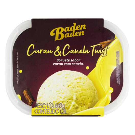 Sorvete Curau & Canela Twist Baden Baden Pote 1,3l - Imagem em destaque