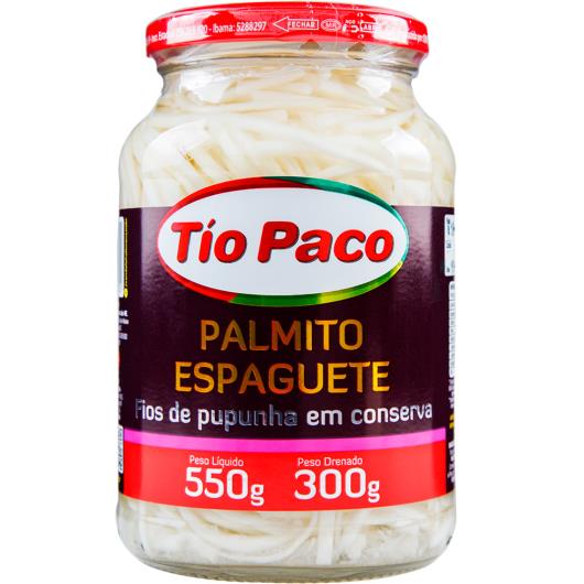 Palmito pupunha tipo espaguete Tío Paco 300g - Imagem em destaque