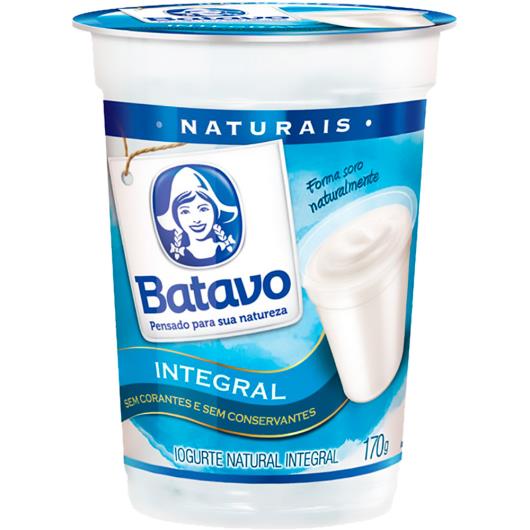 Iogurte natural integral Batavo 170g - Imagem em destaque