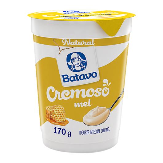 Iogurte Natural Batavo Integral Cremoso com Mel Copo 170g - Imagem em destaque