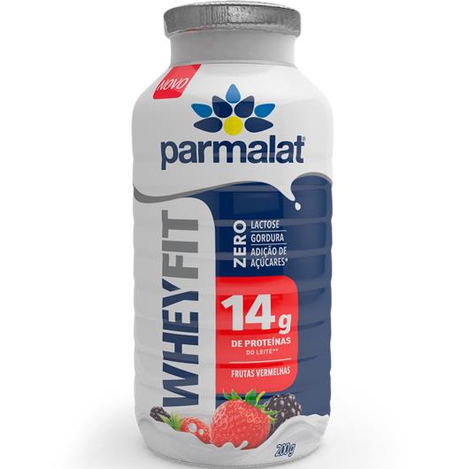 Iogurte frutas vermelhas Whey Fit Parmalat 200g - Imagem em destaque