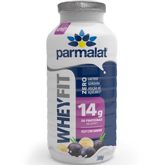 Iogurte açaí com banana Whey Fit Parmalat 200g - Imagem em destaque