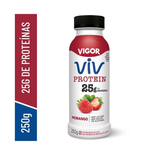 IOGURTE LIQUIDO VIGOR VIV PROTEIN MORANGO 250G - Imagem em destaque