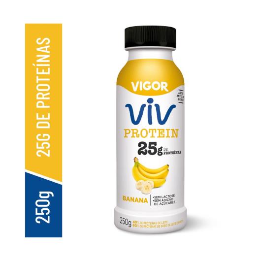 IOGURTE LIQUIDO VIGOR VIV PROTEIN BANANA 250G - Imagem em destaque