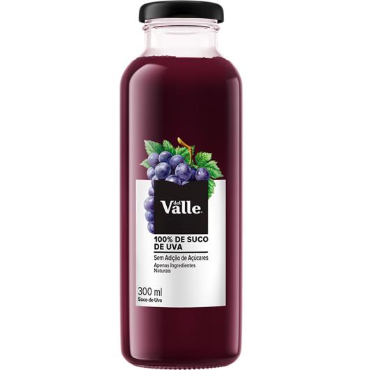 Suco Del Valle 100% Fruta Sabor Uva VIDRO 300ML - Imagem em destaque