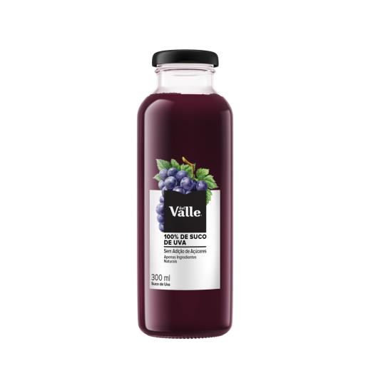 Suco Del Valle 100% Fruta Sabor Uva VIDRO 300ML - Imagem em destaque