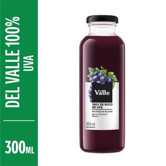 Suco Del Valle 100% Fruta Sabor Uva VIDRO 300ML - Imagem em destaque