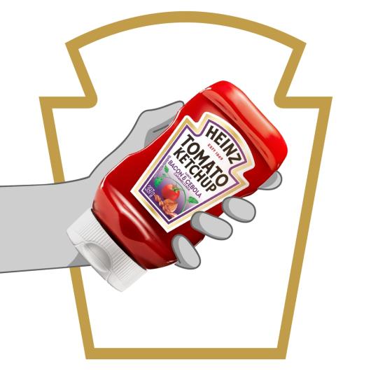 Ketchup Heinz Bacon & Cebola Caramelizada 397g - Imagem em destaque