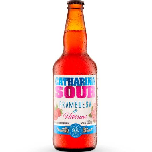 Cerveja Catharina sour framboesa hibiscus Hemmer 500ml - Imagem em destaque