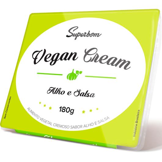 Alimento Vegetal alho e salsa Vegan Cream Superbom 180g - Imagem em destaque