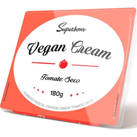 Alimento Vegetal tomate seco Vegan Cream Superbom 180g - Imagem em destaque