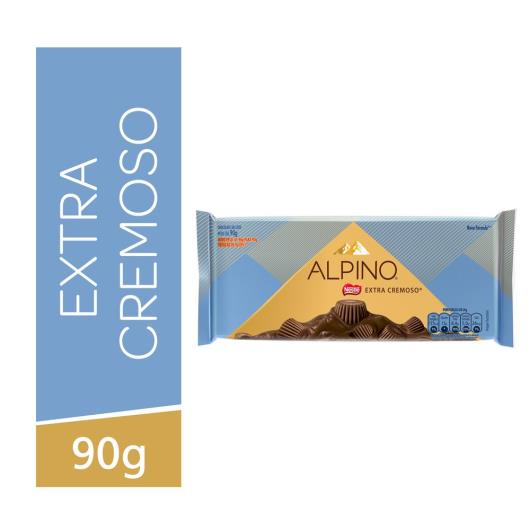 Chocolate Alpino extra cremoso Nestlé 90g - Imagem em destaque