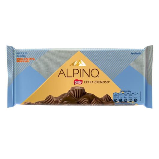 Chocolate Alpino extra cremoso Nestlé 90g - Imagem em destaque