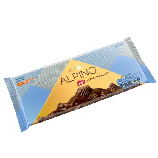 Chocolate Alpino extra cremoso Nestlé 90g - Imagem em destaque