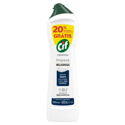 Multiuso Cif Cremoso Original Oferta 20% GRÁTIS 450ml - Imagem em destaque