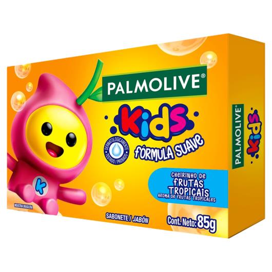 Sabonete Infantil Barra Frutas Tropicais Palmolive Kids Caixa 85g - Imagem em destaque