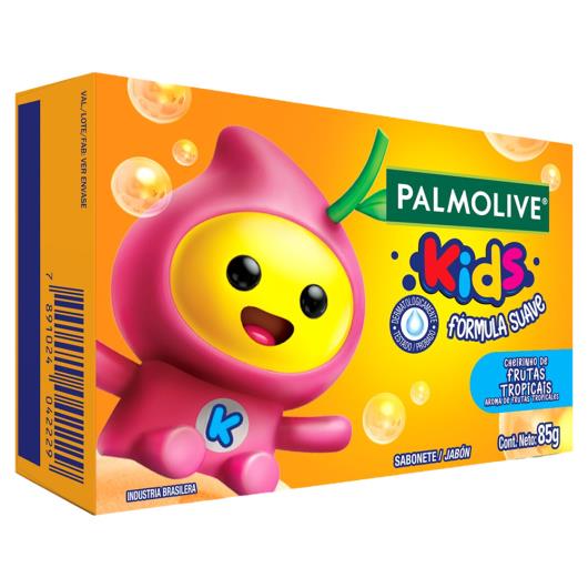 Sabonete Infantil Barra Frutas Tropicais Palmolive Kids Caixa 85g - Imagem em destaque