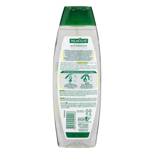 Shampoo Palmolive Naturals Detox Energizante Frasco 350ml - Imagem em destaque