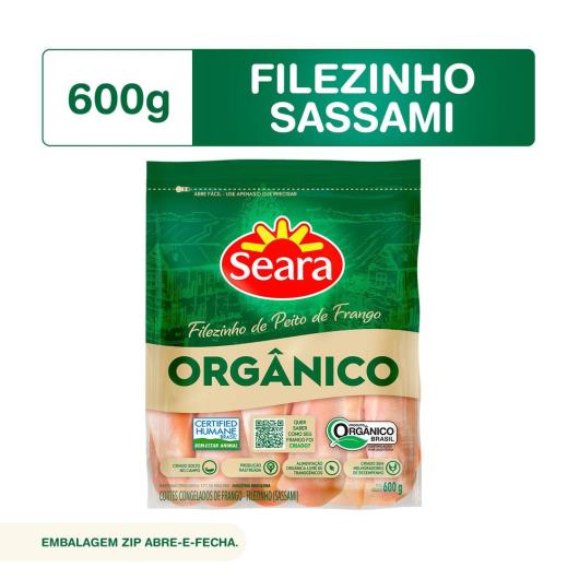 Filezinho de Frango sassami orgânico congelado Seara 600g - Imagem em destaque
