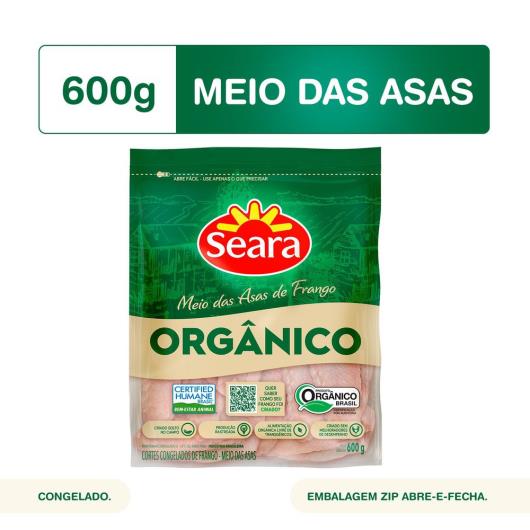 Meio da Asa SEARA IQF Orgânico 600g - Imagem em destaque