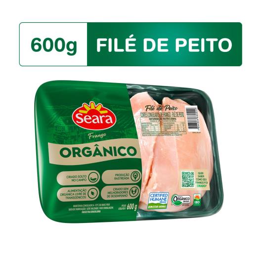 Filé de Peito bandeja Seara Orgânico 600g - Imagem em destaque
