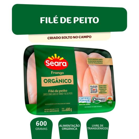 Filé de Peito bandeja Seara Orgânico 600g - Imagem em destaque