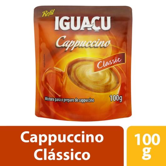 Cappuccino clássico Iguaçu refil 100g - Imagem em destaque