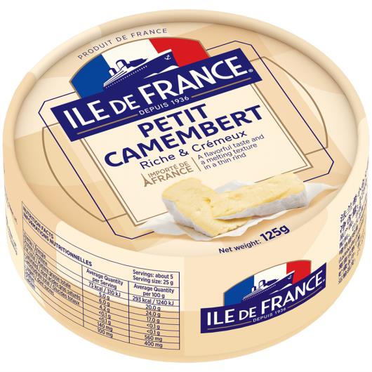 Queijo Camembert Ile de France 125g - Imagem em destaque