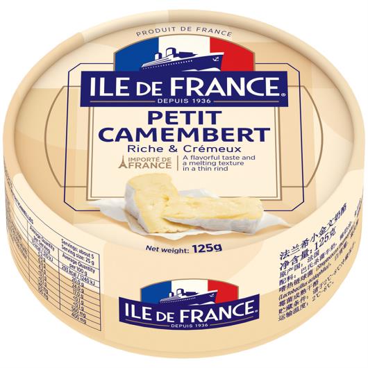 Queijo Camembert Ile de France 125g - Imagem em destaque