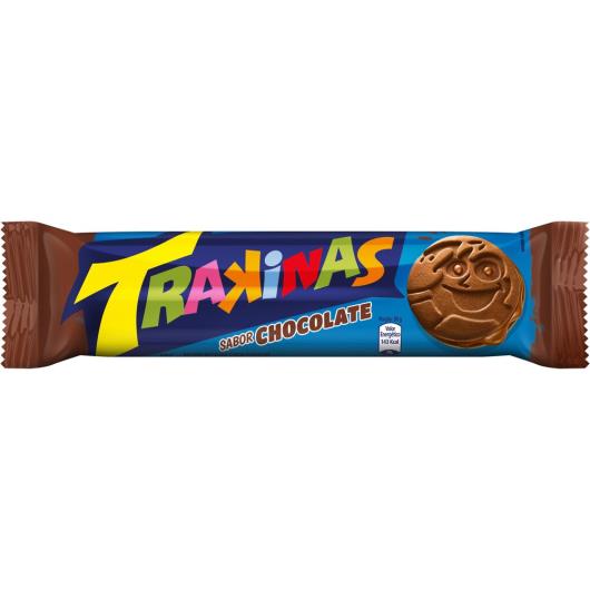 Biscoito recheado chocolate Trakinas 126g - Imagem em destaque