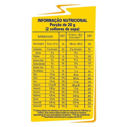 Achocolatado em Pó NESCAU 800g + 100g Grátis - Imagem em destaque