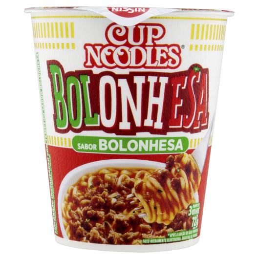 Macarrão Instantâneo Bolonhesa Cup Noodles Copo 72g - Imagem em destaque