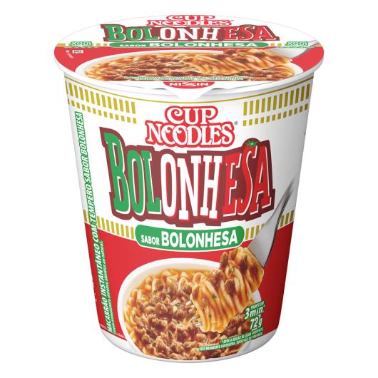 Macarrão Instantâneo Bolonhesa Cup Noodles Copo 72g - Imagem em destaque