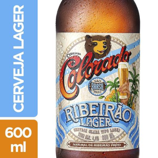 Cerveja Colorado Ribeirão Lager 600ml Garrafa - Imagem em destaque