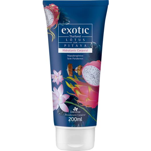 Desodorante corporal lótus com pitaya Exotic Davene 200ml - Imagem em destaque
