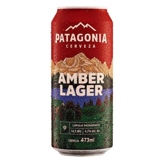 Cerveja amber lager Patagonia Lata 473ml - Imagem em destaque