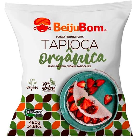 Massa para Tapioca pronta orgânica BeijuBom 420g - Imagem em destaque