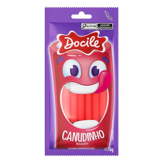 Canudinho Morango Docile 70g - Imagem em destaque