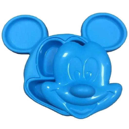 Prato infantil 3D mickey azul Baby Go unidade - Imagem em destaque