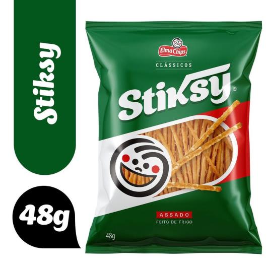 Palitinho De Trigo Salgado Elma Chips Stiksy Pacote 48G - Imagem em destaque