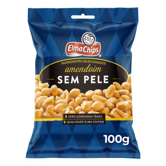 Amendoim Frito E Salgado Sem Pele Elma Chips Pacote 100G - Imagem em destaque