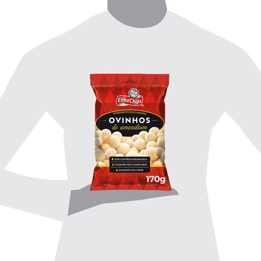 Ovinhos De Amendoim Elma Chips Pacote 170G - Imagem em destaque