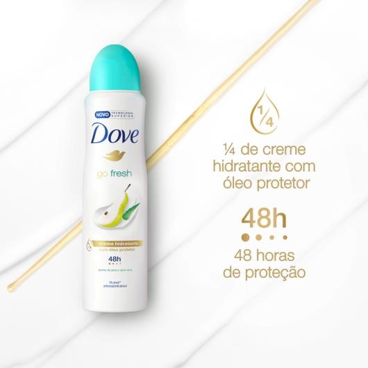 Desodorante Antitranspirante Aerosol Dove Go Fresh Pera e Aloe Vera 150ml - Imagem em destaque