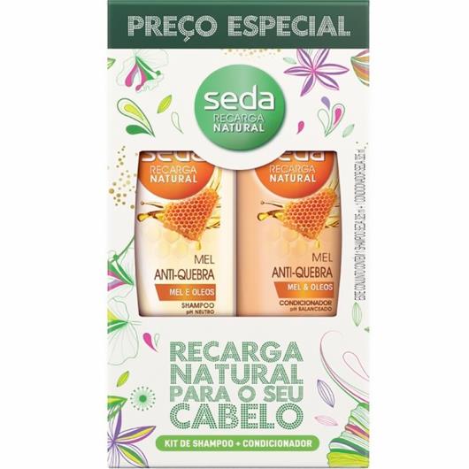 Shampoo + Condicionador mel anti quebra preço especial Seda 650ml - Imagem em destaque