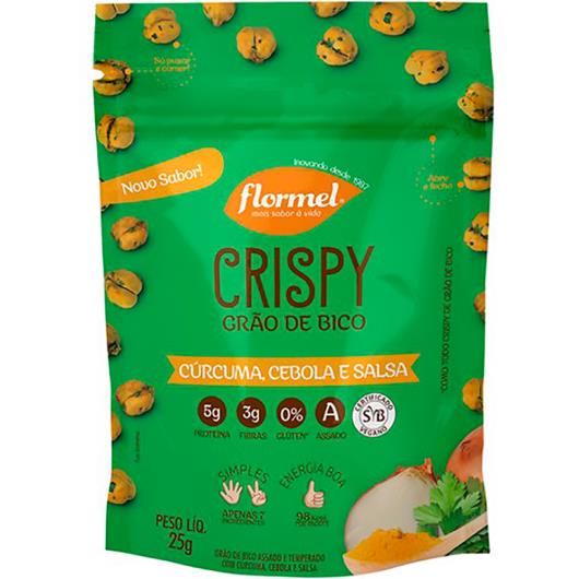 Grão de Bico crispy cúrcuma cebola e salsa Flormel 25g - Imagem em destaque