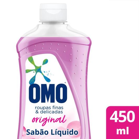 Sabão Líquido Omo Roupas Finas e Delicadas Original 450ml - Imagem em destaque