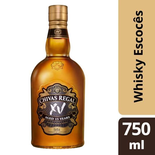 Whisky Chivas Regal XV 15 anos Escocês 750ml - Imagem em destaque