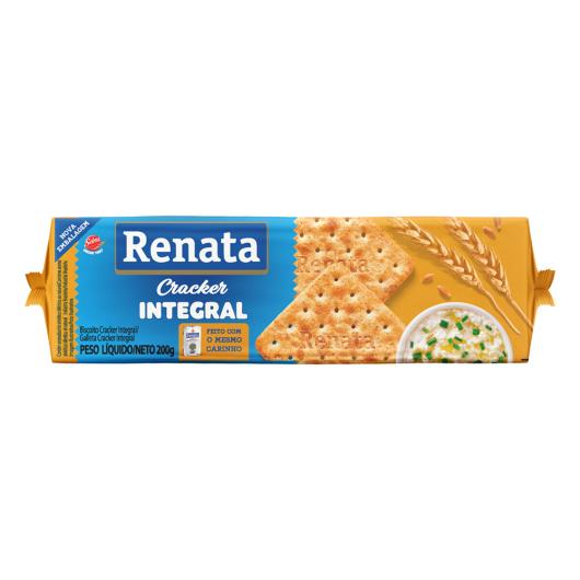 Biscoito Cream Cracker Integral Renata Pacote 200g - Imagem em destaque