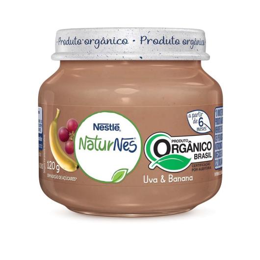 Papinha Orgânica Nestlé Naturnes Uva e Banana 120g - Imagem em destaque